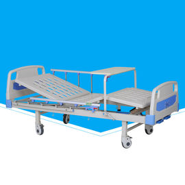 जंगम मैनुअल अस्पताल के बिस्तर टिकाऊ के साथ ABS बारी से अधिक टेबल कस्टम आकार