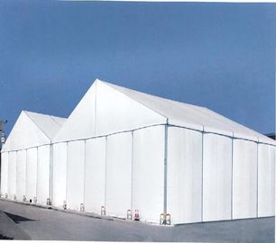 बड़े अग्निरोधक अस्थायी तम्बू भवन, पीवीसी फैब्रिक मार्की व्हाइट इवेंट टेंट