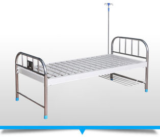 मरीजों के लिए फ्लैट ऊंचाई समायोज्य बिस्तर, पहियों के साथ उच्च अंत अस्पताल के बिस्तर