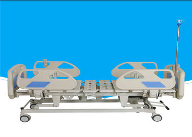 3 कार्य ICU इलेक्ट्रिक अस्पताल बिस्तर ऊंचाई समायोज्य धातु सामग्री