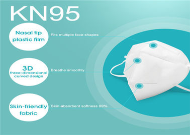 N95 डिस्पोजेबल मेडिकल मास्क उच्च श्वसन क्षमता Meltblown निस्पंदन मध्य परत