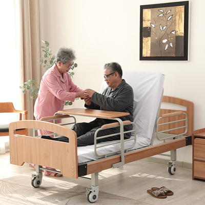 इलेक्ट्रिक नर्सिंग बेड रेल अस्पताल कक्ष बिस्तर के साथ स्वचालित टर्निंग मेडिकल अस्पताल बिस्तर