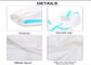अनुकूलित आकार डिस्पोजेबल सुरक्षात्मक सूट पानी प्रतिरोधी सफेद रंग